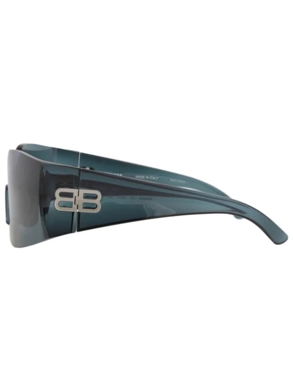 New Balenciaga Unisex Shield/Wrap Green Green Green Fashion Designer Sunglasses